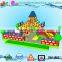 big halloween castle kids inflatable trampoline,inflatable knights inflatable dragon city playground