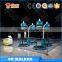 Dynamic virtual reality running platform VR treadmill with interactive gun shooting game