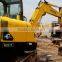 cheap korea made used mini hyundai 60-7 hydraulic crawler excavator