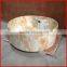 Bathroom Fittings Elegant Ceramic Marble Pattern Above Counter Basin BO-21