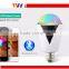 20m wireless range bluetooth led music light bulb