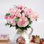 high quality Artificial Flower Wedding Decoration peony silk flower single artificial peony