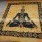 tibetan chakra om sign printed tapestry