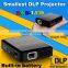 DLP MINI Projector,The smallest DLP projector built-in battery ,support 1920*1080 resolution phone projector and pocket business