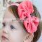Baby Girl Headband Infant Toddler Bowknot Elastic Band Headwear Hair Accessories