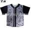 Cheap stripe baseball jerseys satin baseball jerseys
