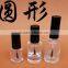 Unique nail polish bottle ampty round and clear