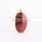 Golden Electroformed Edge Dyed Colors Owl Drusy Agate Druzy Pendant Bead Necklace--OEM Welcome