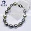 baroque shape tahitianreal pearl bracelet for women