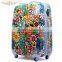 Colorful luggage,trolley hard shell luggage abs set
