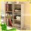 Modern wooden storage cube bookcase utility storage rack