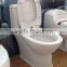 Elongated One Piece Water Closet with slow down toilet seat cover