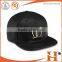 high quality blank fitted hats wholesale leather fitted flat bill hat