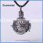 Musical Sound Jingle Bell Bead Round Copper Hollow Chime Magic Box Harmony Pregnancy Necklace Pendant BAC-M011