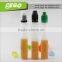 pe pet plastic bottle container, unicorn plastic bottle for e liquid essential oil