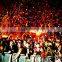 1200W stage equipment color paper big confetti blower machine with flight case