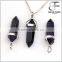 Natural Amethyst Aventurine Rose Quartz Tiger Eye Crystal Healing Pendants Man-made Rock Crystal