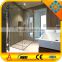 high quality 8mm tempered shower door glass with straight polished edges and cut-outs