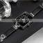 New Smart Watch Metal+Leather Strap Full Work With IOS and Android Lady's Smart Watch