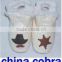 good quality sheriff design leather baby snow boots (newest popular design)