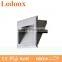 brushed silver square 87*87mm indoor led step light wall lamp 3w