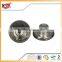 quality good customized logo round copper metal buttons for jeans garment