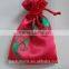 Colorful Customized Pattern Satin Wedding Bag