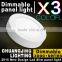 3 color dimmable led panel light