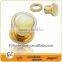 TP01367 fashion gold plated shell body piercing screw hole plugs