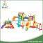 104 pcs sunshine interesting amusement park items kids plastic construction toy made in China