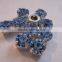 blue Chaton crystal rhinestone for clothing with claws