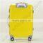 ABS+PC Material Bright Yellow Trip Luggage, PC Luggage