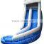 Hot sale outdoor largest inflatable water slide, curve wave inflatable quick turn slide