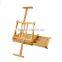 Wooden products handmade portable tabletop glossy beech tabletop wooden easel