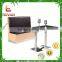 beige booth sofa with double side restaurant sofa chair and table