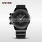 2015 Fashion WEIDE Original Relogio Masculino Military Analog Display Men Sports Leather Strap Quartz Big Dial Watches