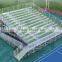 13 rows raised deluxe used aluminum bleachers for sale with wheelchair ramp