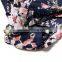 wholesale navy pink flowery romper children's boutique clothing newborn baby clothes