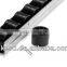 black Roller Track with Central Guide