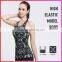 high impact tight body building womens gym tops