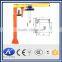 BZN type electric wire rope hoist small slewing jib cranes