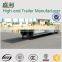 2015 hot sale 4 Axle 80-ton Low Bed/Lowboy Semi Truck Trailer