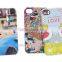 3D Film Sublimation Customized Cell Phone Cover Case for Iphone 4/4s/5/5s/5c