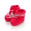 newest design custom warm baby fuzzy fleece shoe sock, Fashion Children's Shoes Cheap Baby Walker Boots For Winter