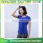 New Design Women's 100% Polyester Dry Fit T Shirt Elastic Casual Blank Sport Tee Shirt