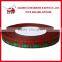 wholesale colorful Cheched ribbon roll for gift packing