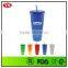 24oz Double Wall Promotional Insulated Acrylic Tumbler With Straw