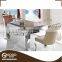 Modern Furniture Dining Marble Table Luxry Velvet Chair Set