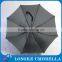 High quality rubber "J" handle pongee fabric straight umbrella