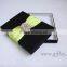 Elegant black packaging boxes for wedding invitations